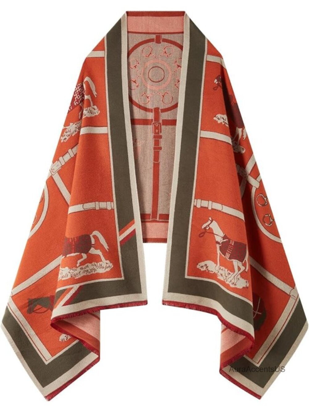 Reversible Pashmina Shawl Wrap for Women 100% Acrylic